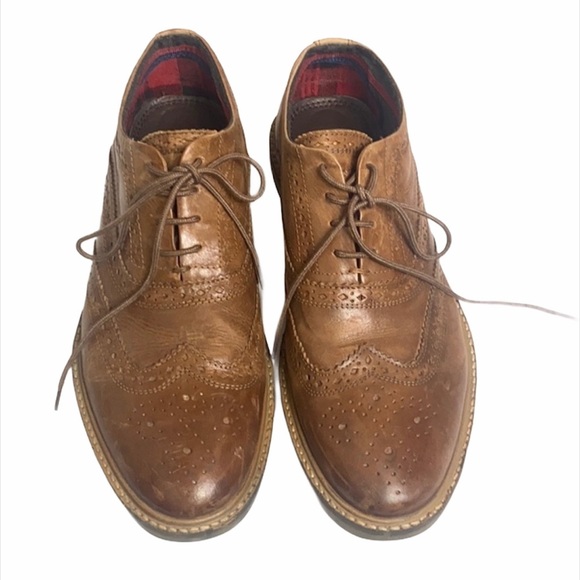 Ben Sherman Brown Oxford Shoes Size 9 main image 7